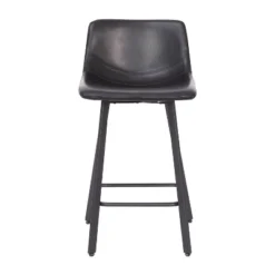 Flash Furniture Caleb Modern Armless 24 Inch Counter Height Stools Commercial Grade With Footrests And Matte Metal Frames, Set Of 2 -Flash Furniture Shop GUEST f2a2dba4 5811 419f 963f eb980be75d10