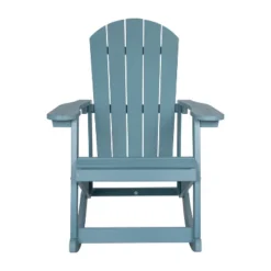 Flash Furniture Savannah All-Weather Poly Resin Wood Adirondack Rocking Chair With Rust Resistant Stainless Steel Hardware -Flash Furniture Shop GUEST f3044f9c 4982 4d15 8435 031b534eb771