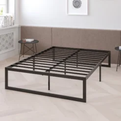 Flash Furniture 14 Inch Metal Platform Bed Frame - No Box Spring Needed With Steel Slat Support And Quick Lock Functionality -Flash Furniture Shop GUEST f4438ad1 5feb 49fc bd60 b5ee3d4f4a18