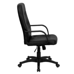 Flash Furniture Holly High Back Black Glove Vinyl Executive Swivel Office Chair With Arms -Flash Furniture Shop GUEST f4a48ecf a4bd 45ac 8514 024f8c5aea17