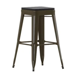 Flash Furniture Cierra Set Of 4 Commercial Grade 30" High Backless Metal Indoor Bar Height Stools With All-Weather Poly Resin Seats 26 Flash Furniture Cierra Set Of 4 Commercial Grade 30" High Backless Metal Indoor Bar Height Stools With All-Weather Poly Resin Seats -Flash Furniture Shop GUEST f4a552bb 423d 40a2 907f 241d964609b8