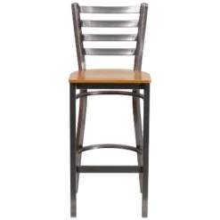 Flash Furniture Clear Coated Ladder Back Metal Restaurant Barstool -Flash Furniture Shop GUEST f4b6aa94 d2c6 46b2 a653 ddf7977e04c7
