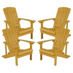 Flash Furniture Set Of 4 Charlestown All-Weather Poly Resin Wood Adirondack Chairs 30 Flash Furniture Set Of 4 Charlestown All-Weather Poly Resin Wood Adirondack Chairs -Flash Furniture Shop GUEST f4d990a6 1c55 4141 b94e f67af8b4bb72