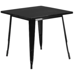 Flash Furniture Commercial Grade 31.5" Square Metal Indoor-Outdoor Table -Flash Furniture Shop GUEST f4f67db8 8639 42b6 b402 09755a9c955a