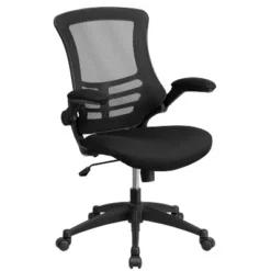Flash Furniture Work From Home Kit - Black Computer Desk, Ergonomic Mesh Office Chair And Locking Mobile Filing Cabinet With Side Handles -Flash Furniture Shop GUEST f555c972 bf42 4924 b634 6a99262d74a3