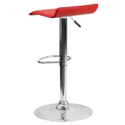 Flash Furniture Contemporary Vinyl Adjustable Height Barstool With Solid Wave Seat And Chrome Base -Flash Furniture Shop GUEST f5ac1f93 9939 4901 a81b 65311aeea6a3