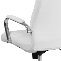 Flash Furniture High Back White LeatherSoft Executive Swivel Office Chair With Chrome Frame And Arms -Flash Furniture Shop GUEST f6873902 d0b9 42ca 881c 5edf9b7be951