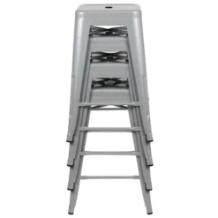 Flash Furniture 24" High Metal Counter-Height, Indoor Bar Stool - Stackable Set Of 4 19 Flash Furniture 24" High Metal Counter-Height, Indoor Bar Stool - Stackable Set Of 4 -Flash Furniture Shop GUEST f69813cc d240 4e0e b391 0d59a4e3bb28