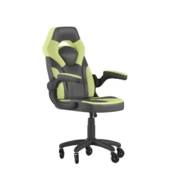 Flash Furniture X10 Gaming Chair Racing Office Computer PC Adjustable Chair With Flip-up Arms And Transparent Roller Wheels -Flash Furniture Shop GUEST f77aecfa 9565 47be affa fb2fdce58524