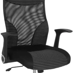 Flash Furniture Milford High Back Ergonomic Office Chair With Contemporary Mesh Design In Black And White -Flash Furniture Shop GUEST f9fd88bc 9a99 444a b12d f1fedefe132e