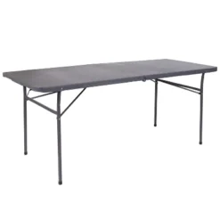 Flash Furniture 6-Foot Bi-Fold Plastic Banquet And Event Folding Table With Carrying Handle -Flash Furniture Shop GUEST fa683777 0155 44d1 8901 c4007144a420