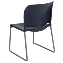 Flash Furniture HERCULES Series 880 Lb. Capacity Navy Full Back Contoured Stack Chair With Gray Powder Coated Sled Base -Flash Furniture Shop GUEST fa776550 c4a5 4be3 adbe f6178c2243ad