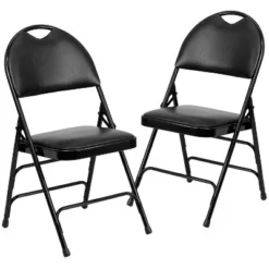 Flash Furniture 2 Pack HERCULES Series Extra Large Ultra-Premium Triple Braced Metal Folding Chair With Easy-Carry Handle -Flash Furniture Shop GUEST fc76b844 ede2 43f8 acae 673f8393c78e