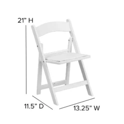 Flash Furniture Kids Folding Chairs With Padded Seats | Set Of 2 White Resin Folding Chair With Vinyl Padded Seat For Kids -Flash Furniture Shop GUEST fce8f1f2 9ea5 4387 9b0d 44f5bcb78cc3