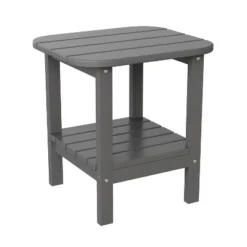 Flash Furniture Newport HDPE 2-Tier Adirondack Side Table - All-Weather - Indoor/Outdoor -Flash Furniture Shop GUEST fcfcfd2e f125 42b6 b124 6288dcbd44cd