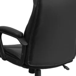 Flash Furniture Raya High Back Black LeatherSoft Executive Swivel Office Chair With Slight Mesh Accent And Arms -Flash Furniture Shop GUEST fd51c2f3 2b71 4226 8333 da3d197487d6