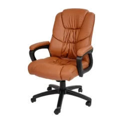Flash Furniture Flash Fundamentals Big & Tall 400 Lb. Rated LeatherSoft Swivel Office Chair With Padded Arms -Flash Furniture Shop GUEST fec73d1d 0ff7 413b 803d 02fa6ff84f25